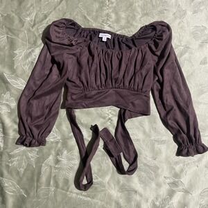 Beyond The Radar Top Size‎ Large Brown